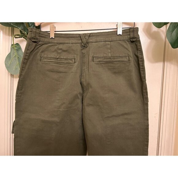 H&M Cargo Pants 10 Green Street Style Jogger - Picture 5 of 13